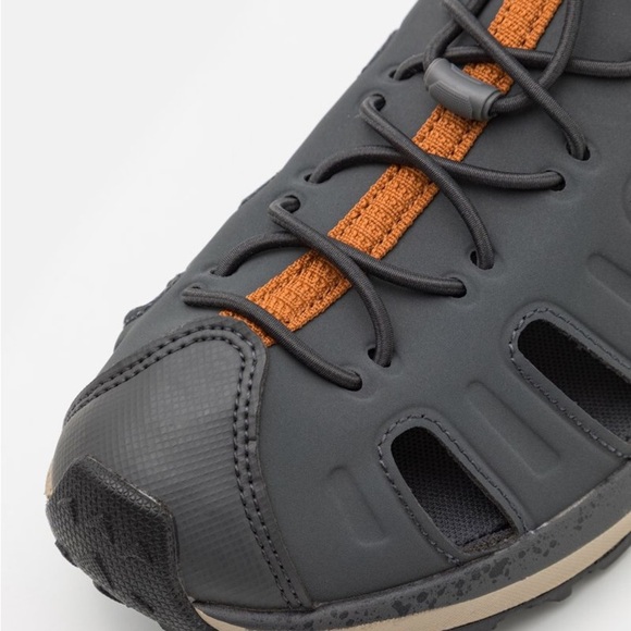 Columbia Trailstorm H20 Shoes Dark Grey Orange - Picture 5 of 7